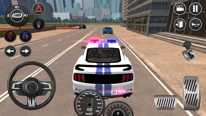 Mustang Police Car Driving Game 2021 screenshots