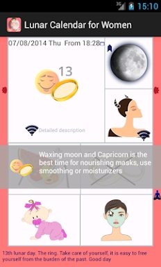 Lunar Calendar for Women screenshots