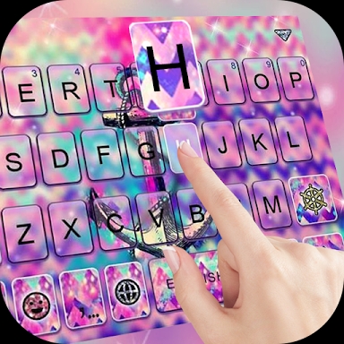 Anchor Galaxy Keyboard Theme screenshots