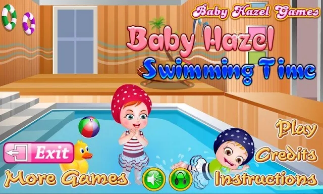 Baby Hazel Swimming Time screenshots