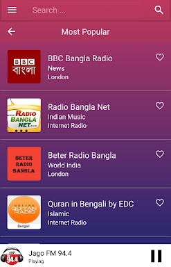 A2Z Bengali FM Radio screenshots