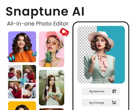 Snaptune AI Photo Editor screenshots