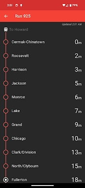 Transit Tracks: Chicago CTA screenshots
