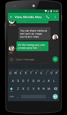 Chomp SMS screenshots