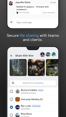 Wire - Secure Messenger screenshots