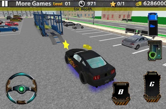 3D Car transport trailer truck screenshots
