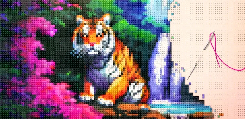 Magic Cross Stitch: Pixel Art screenshots