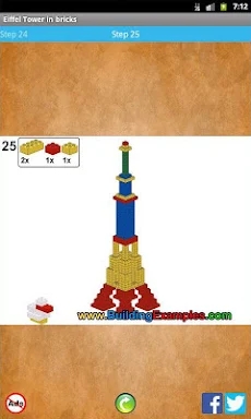 Eiffel Tower in bricks screenshots