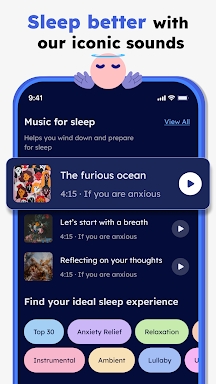 Calm Sleep Sounds & Tracker screenshots