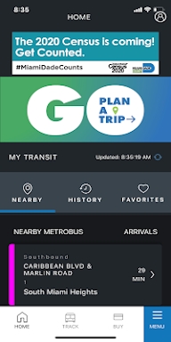 GO Miami-Dade Transit screenshots