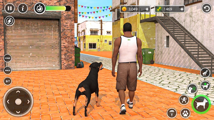 Dog Simulator Pet Dog Games 3D screenshots