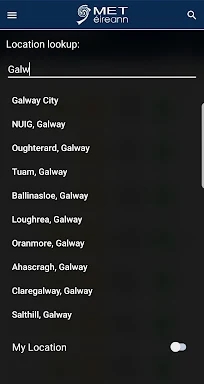 Met Éireann screenshots