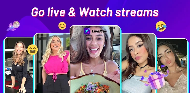 LiveMe+: Live Stream & Go Live screenshots
