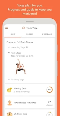 Yoga - Track Yoga screenshots