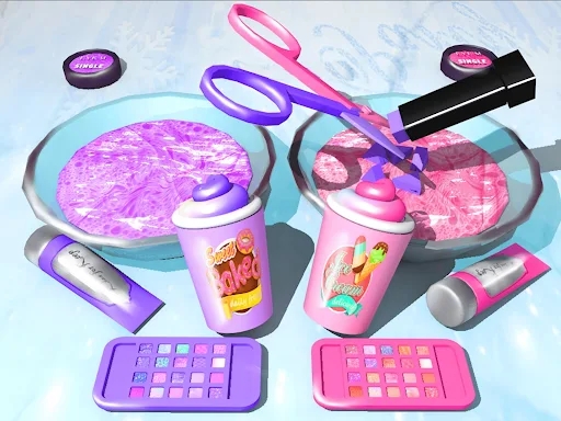 Makeup Slime Fidget Toys Games screenshots