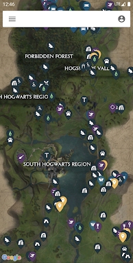 MapGenie: Hogwarts Legacy Map screenshots