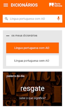 Dicionário Língua Portuguesa screenshots