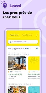 PagesJaunes – recherche locale screenshots