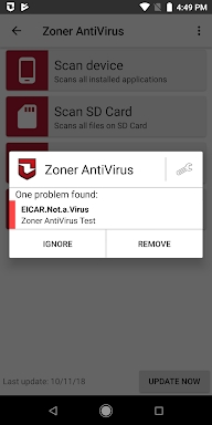 Zoner AntiVirus screenshots