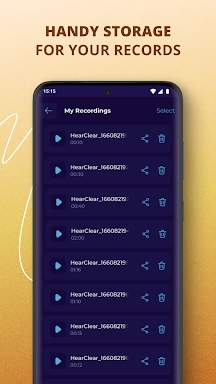 Hearing Clear: Sound Amplifier screenshots