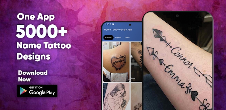Name Tattoo Designs 5000+ screenshots