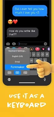 Fontmaker - Font Keyboard App screenshots