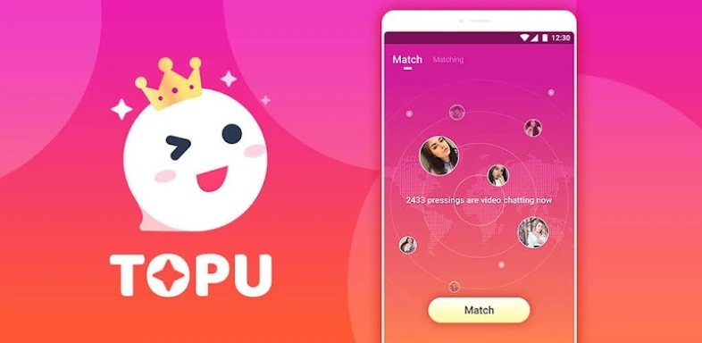 TopU - video chat online screenshots