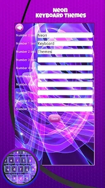 Neon Keyboard Themes screenshots