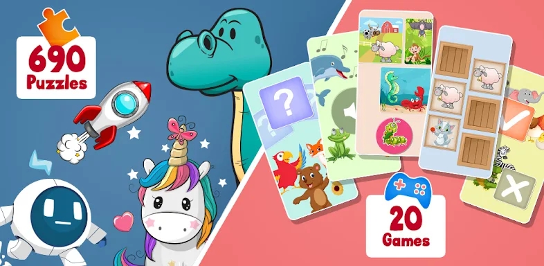 690 Puzzles for preschool kids screenshots