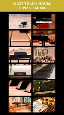 Classical piano relaxing music screenshots