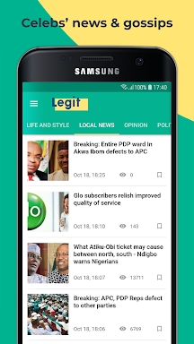 Legit.ng: Latest Nigeria News screenshots