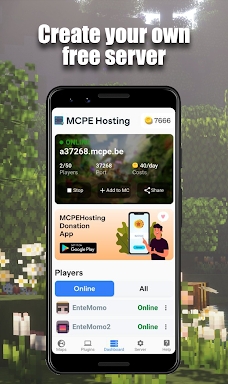 MCPEHosting - Minecraft Server screenshots