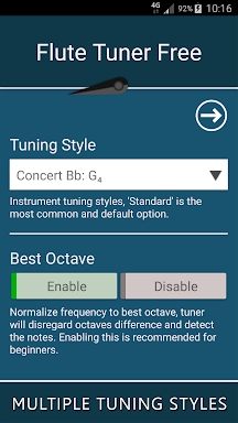 Flute Tuner screenshots