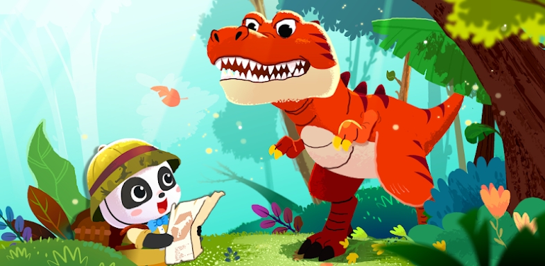 Baby Panda's Dinosaur World screenshots