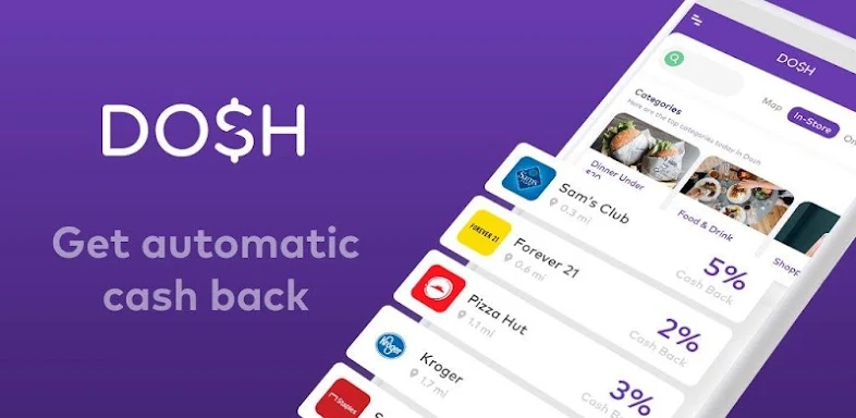 Dosh: Earn cash back everyday! screenshots