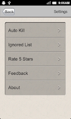 Task Killer screenshots