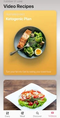 Low carb recipes diet app screenshots