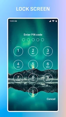 Lock screen passcode screenshots
