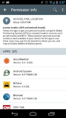 App Info screenshots