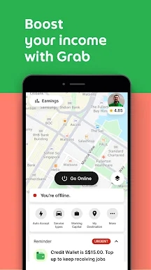 Grab Driver: App for Partners screenshots