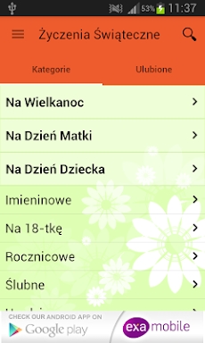 Wishes any occasion (Polish) screenshots