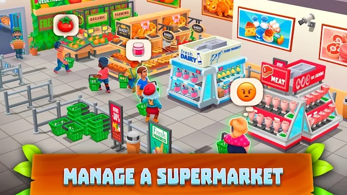 Supermarket Village—Farm Town screenshots