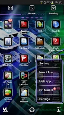 Tech GO Launcher EX Theme screenshots