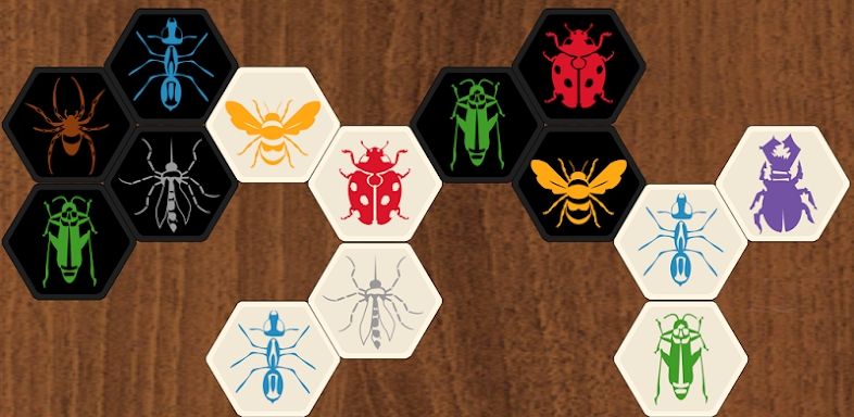 Hive with AI (board game) screenshots
