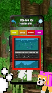 Mod Paw for Minecraft screenshots