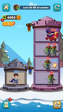 Hero Tower Wars - Merge Puzzle screenshots