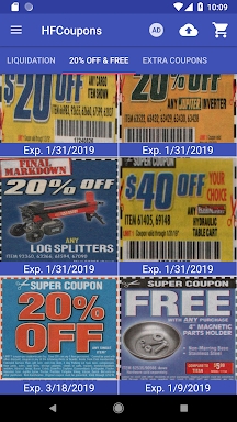 Coupons for Harbor Freight screenshots