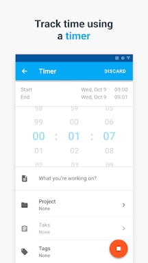 Clockify Time Tracker screenshots