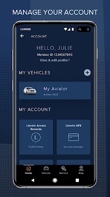 The Lincoln Way™ Owner App screenshots