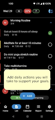 Daily Checklist screenshots